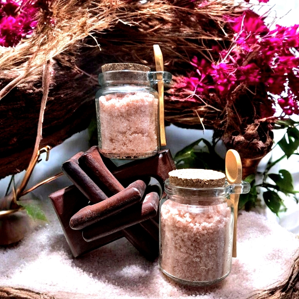 Hand Crafted, Wicked Worthy, Salty B🧂tch Rose Gold Body Scrub